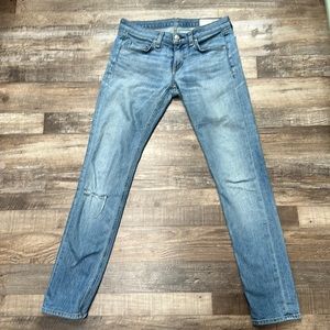 Rag & bone • Dre low rise  slim boyfriend jeans in sunset